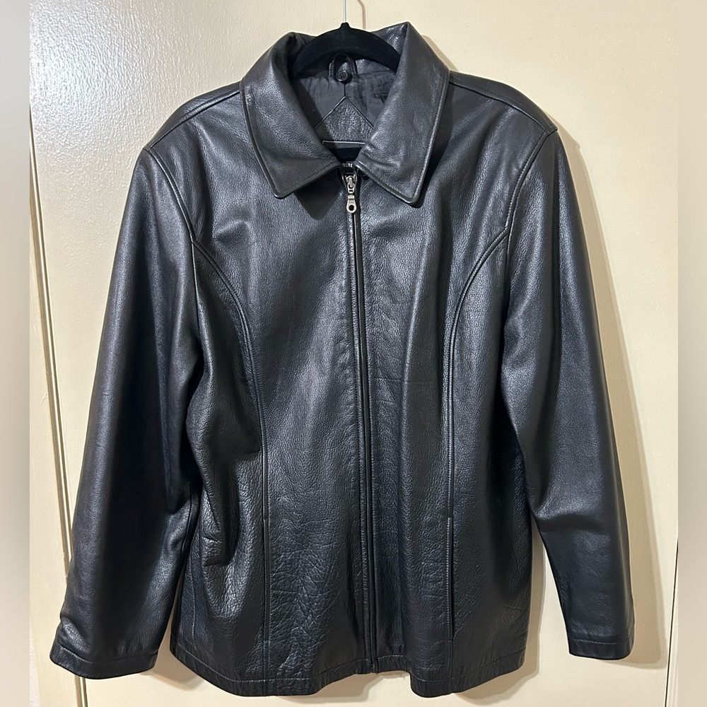 Outbrook Woman Soft Genuine Leather Jacket.